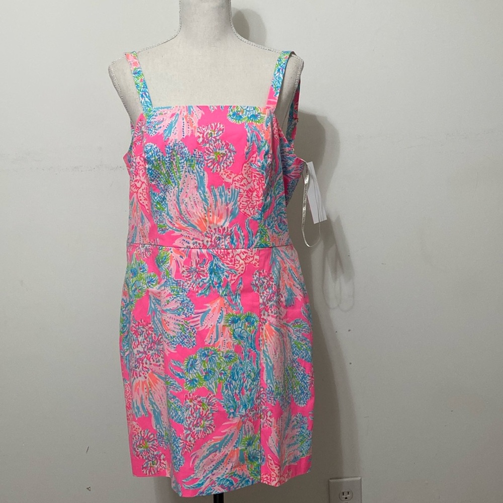 Vibrant Pink Floral Dress